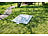 PEARL Wasserdichte XXL-Picknick-Decke aus Fleece, 2,5 x 2 m PEARL