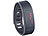 Crell Digitale Sport-Uhr mit LED-Display und Silikon-Armband Crell LED-Armbanduhren