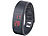Crell Digitale Sport-Uhr mit LED-Display und Silikon-Armband Crell LED-Armbanduhren
