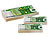PEARL Imponier-Set 20 Taschentücher & 10 Servietten im 100-Euro-Design PEARL Scherzartikel