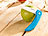 PEARL Keramik-Klappmesser mit ergonomischem Griff, 7,5 cm Klingenlänge PEARL Keramik Taschenmesser