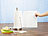 PEARL Küchenrollen-Halter aus Edelstahl mit praktischem Abroll-Stopp PEARL Küchenrollenhalter
