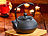 Rosenstein & Söhne Asiatische Teekanne aus Gusseisen, 0,9 Liter, für säurearme Teesorten Rosenstein & Söhne Asiatische Teekannen Gusseisen