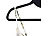 PEARL 10er-Set dünne Raumspar-Kleiderbügel mit Extra-Haken im Bügel, 6,3 mm PEARL