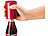 PEARL 2er-Set ultrapraktische Flaschenöffner "push2open" (Kapselheber) PEARL Pop-Up-Bieröffner