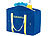 PEARL Zusammenfaltbare Nylon-Kühltasche mit 21 Litern Volumen, EPE-isoliert PEARL Faltbare Kühltaschen