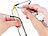 AGT 3in1 Brillen-Schraubenzieher-Set am Schlüssel-Anhänger AGT Mini-Schraubendreher-Sets