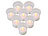Lunartec LED-Teelichte inklusive eleganten Windgläsern, 8er-Set Lunartec LED-Teelichter