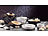 Tornwald-Schmiede 8-teiliges Alu-Kochgeschirr mit Keramik-Beschichtung Tornwald-Schmiede Topf- & Pfannen-Set mit Keramik-Beschichtung