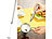 Rosenstein & Söhne 2 Milchaufschäumer-Sticks mit Edelstahl-Gehäuse, Spiralquirl, Ø 24 mm Rosenstein & Söhne Milchaufschäumer-Stick