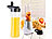 Rosenstein & Söhne 2in1-Standmixer inklusive 4 Smoothie-Mix-Trinkbecher, 300 W, 600 ml Rosenstein & Söhne Smoothie-Maker