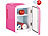 Rosenstein & Söhne Mini-Kühlschrank AC/DC, 12/230V 4l, mit Warmhalte-Funkt., pink, B-Ware Rosenstein & Söhne Mini-Kühlschränke