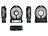 Sichler Haushaltsgeräte 3in1-Akku-Tisch-Ventilator mit Powerbank-Funktion & Leuchte, 1.800 mAh Sichler Haushaltsgeräte