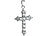 St. Leonhard Silber-Anhänger Kreuz mit Zirkonia und Kette, 45 cm St. Leonhard Damen-Ketten mit Anhänger 925 Sterling Silber
