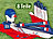 PEARL Länderflagge Frankreich 150 x 90 cm aus reißfestem Nylon PEARL Länderfahnen