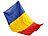 PEARL Länderflagge Rumänien 150 x 90 cm aus reißfestem Nylon PEARL Länderfahnen