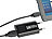 PEARL Praktisches USB-Reiseladeset 12V/230V für alle USB-Geräte PEARL USB-Ladesets mit 230-V-Netzteilen und 12-V-Kfz-Ladegeräten