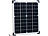 revolt Mobiles Solarpanel mit monokristallinen Solarzellen, 20 Watt revolt