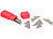 AGT Profi-Mini-Cuttermesser mit Klappsystem inkl. 10 Ersatzklingen AGT Klapp-Cuttermesser