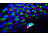 Lunartec Rotierende 360°-Disco-Leuchte mit RGB-LED-Farbeffekten, 3 Watt Lunartec LED-Disco-Leuchten