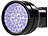 Lunartec 2in1-UV-Taschenlampe und Geldscheinprüfer, 51 LEDs und Batteriebetrieb Lunartec UV-Taschenlampen