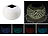 Lunartec 3er-Set Solar-Dekoleuchten aus Porzellan, mit Farbwechsel / warmweiß Lunartec Solar-Windlichter mit Farbwechsel und Dämmerungssensor