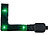 Lunartec SMD LED Winkelverbindung - Grün