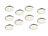 Lunartec 10-teiliger LED-Sternenhimmel mit Chromfassungen Lunartec LED Sternenhimmel