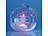 Lunartec Mundgeblasene LED-Glas-Ornamente in Kugelform, 2er-Set Lunartec