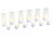 Lunartec 12 LED-Akku-Teelichte in Dekogläsern, Ladestation (Versandrückläufer) Lunartec Akku-LED-Teelicht-Sets mit Ladestation