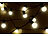 Lunartec Party-Lichterkette, 20 weiße Glühbirnen-LEDs, 13 m (Versandrückläufer) Lunartec Party-LED-Lichterketten in Glühbirnenform