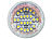Luminea SMD-LED-Lampe E14, 24 LEDs, warmweiß, 110 lm Luminea LED-Spots E14 (warmweiß)
