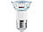Luminea SMD-LED-Lampe, E27, 24 LEDs, weiß, 130 lm, 10er-Set Luminea LED-Spots E27 (tageslichtweiß)