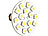 Luminea LED-Stiftsockellampe G4 (12V), 15 SMD LEDs, horizontal, 120° Luminea LED-Stifte G4 (tageslichtweiß)