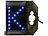 Lunartec LED-Letter K - blau Lunartec LED-Leuchtbuchstaben