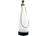 Lunartec Solar-LED-Lampe "Flaschenpost", weiß Lunartec Solar LED Deko-Leuchten "Glasflasche"