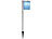 Lunartec LED-Solar-Wegeleuchte "Slim Light" aus Edelstahl (4er-Set) Lunartec LED-Solar-Wegeleuchten