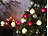 Lunartec Beleuchtete Weihnachtsbaum-Kugeln aus Glas, mit Fernbed.,6 Stück, weiß Lunartec