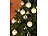 Lunartec Beleuchtete Weihnachtsbaum-Kugeln, Glas, 6 Stück (Versandrückläufer) Lunartec LED Weihnachtsbaumkugeln