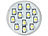 Luminea Energiespar-Spot GU4/MR11 mit SMD-LEDs, 5500 K, 100 lm, 120°, 10er-Set Luminea LED-Spots GU4 MR11 (tageslichtweiß)