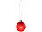 Lunartec Beleuchtete Weihnachtsbaum-Kugeln aus Glas, Fernbed., 6 Stück, rot Lunartec LED Weihnachtsbaumkugeln