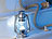 Lunartec Dimmbare LED-Sturmlampe, Batteriebetrieb, silbern 42 Lumen, 1,5 W Lunartec LED-Sturmlampen