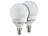 Luminea SMD-LED-Lampe Classic m. Farbwechsler, 48 LEDs, E14, 2er-Set Luminea 