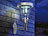 Lunartec Solar-LED-Außenlampe im Edelstahl-Look mit PIR-Sensor Lunartec LED-Solar-Außenlampen mit PIR-Sensoren (neutralweiß)