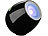 Lunartec Schwarze LED-Stimmungsleuchte mit Touch-Farbregler,256 Farben Lunartec Stimmungsleuchten