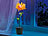 Lunartec Solar-Blumentopf (künstliche Pflanze) mit Farbwechsel-LED Lunartec Solar LED Blumen