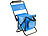 Xcase Mini-Klappstuhl mit Kühltasche Xcase Klapphocker mit Kühltaschen