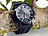 St. Leonhard Solar-Funk-Armbanduhr im Fliegeruhren-Style (Versandrückläufer) St. Leonhard Funk Herren Armbanduhren mit Solar
