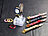 PEARL Damenuhr mit 5 farbigen Wechsel-Armbändern PEARL Damenuhren