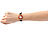 PEARL Damenuhr mit 5 farbigen Wechsel-Armbändern PEARL Damenuhren mit Wechsel-Armbändern